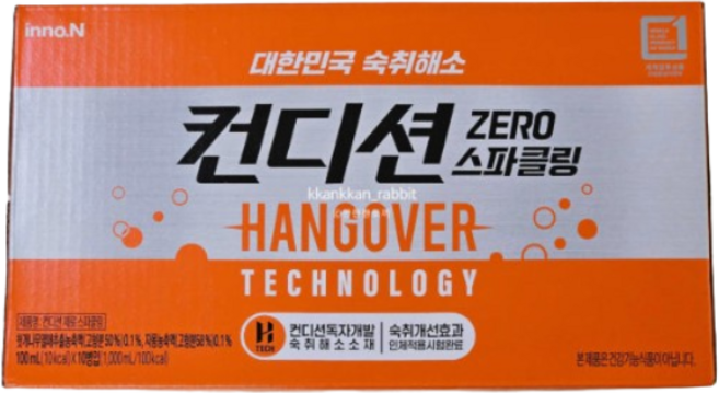 inno.N 컨디션 제로 스파클링 100ml, 10개