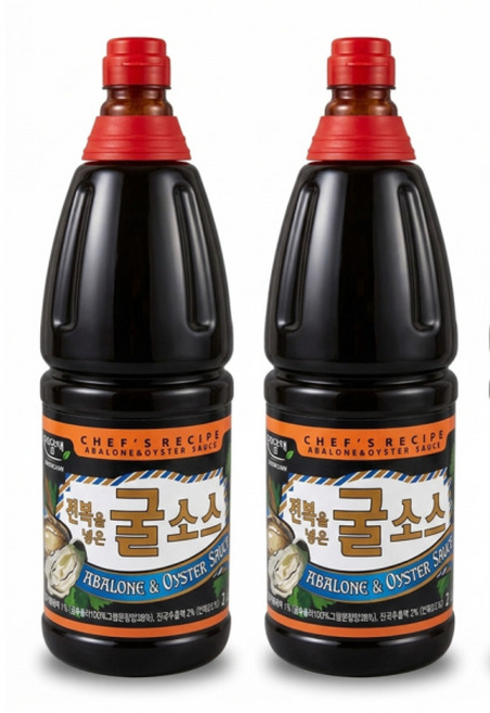 미담채 전복굴소스, 2개, 2.2kg