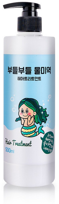부들부들 물미역 헤어트리트먼트, 500g, 1개