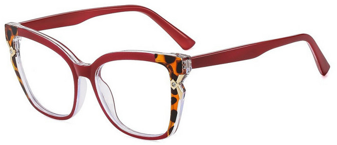 반뿔테안경 반테안경 레트로 여자 안경테 캣츠아이 F