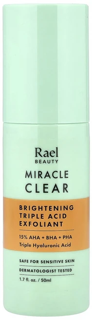 라엘 미라클 클리어 브라이트닝 트리플 애시드 엑스폴리언트 무향 50ml (1.7 fl oz) RAE-13296 - 쿠팡