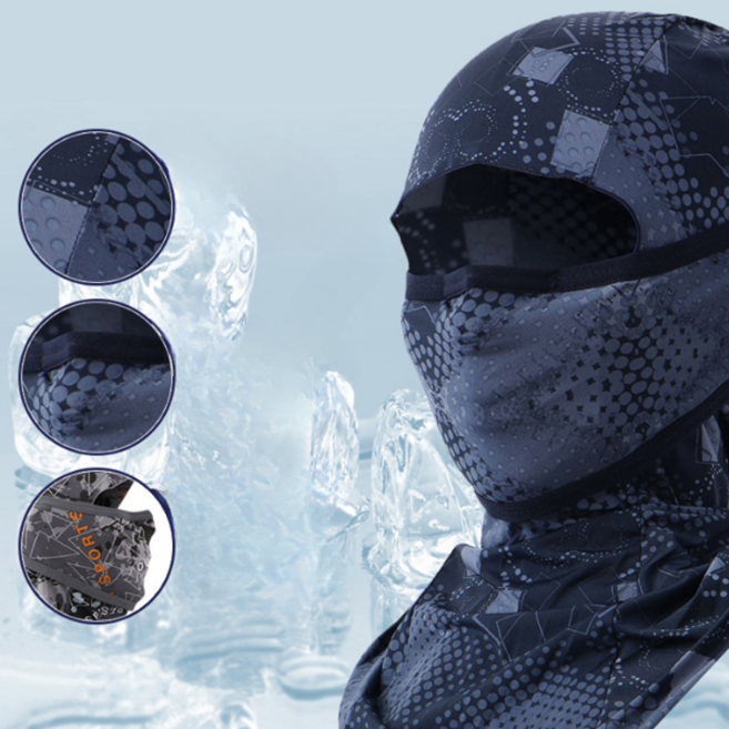 콧등와이어 바라클라바 냉감소재 쿨소재 쿨원단 시원한 스판 탄력 자외선차단, 상품선택, INC디지털블루, 1개