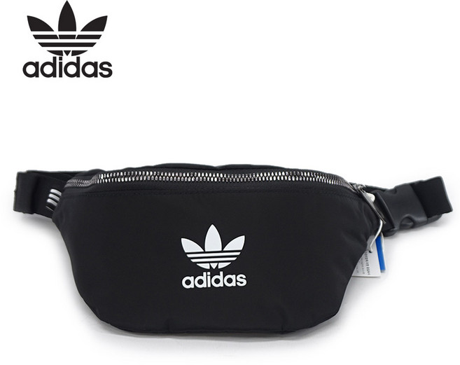 아디다스 웨이스트백 (ED5875), 검흰, 1개