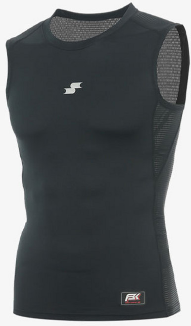 사사키 야구의류SCB FitUnder 스판언더 민소매 SCB024LN Black