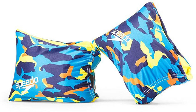 스피도 아동용 수영 암 밴드 시작용 베리 136749, 피코트 샤크 카모