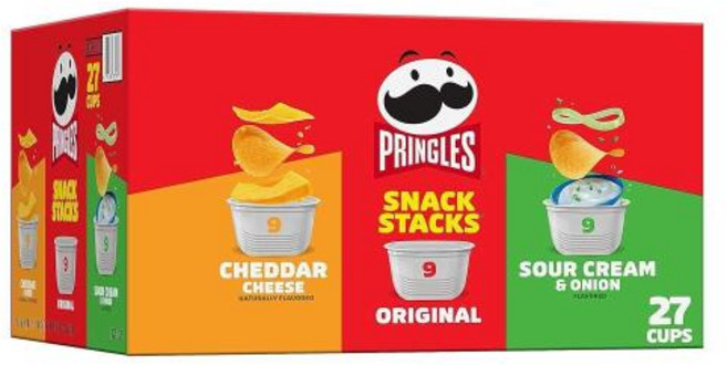 프링글스 미니 컵 6가지 맛 버라이어티 팩 27개 미국직구, 1) 3Flavor Variety