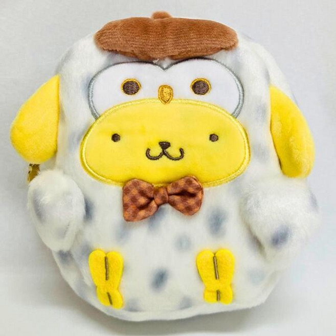 산리오 폼폼푸린 숲속 친구들 부엉이 인형 파우치