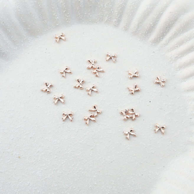 미니블링리본파츠 17시리즈 5종 3.8x3.4(10개입)-js, 로즈골드(10개입)