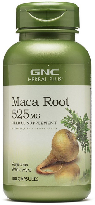 GNC 마카 루트 525mg 캡슐, 100정, 1개