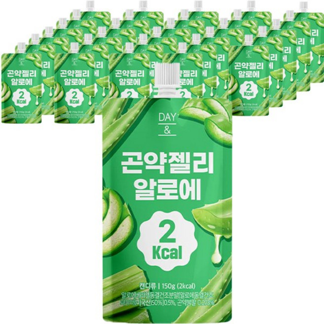 데이앤 곤약젤리 알로에, 150g, 30개