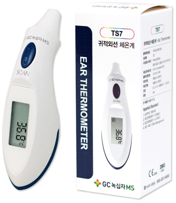 GC녹십자MS 귀적외선 체온계 TS7, 1개