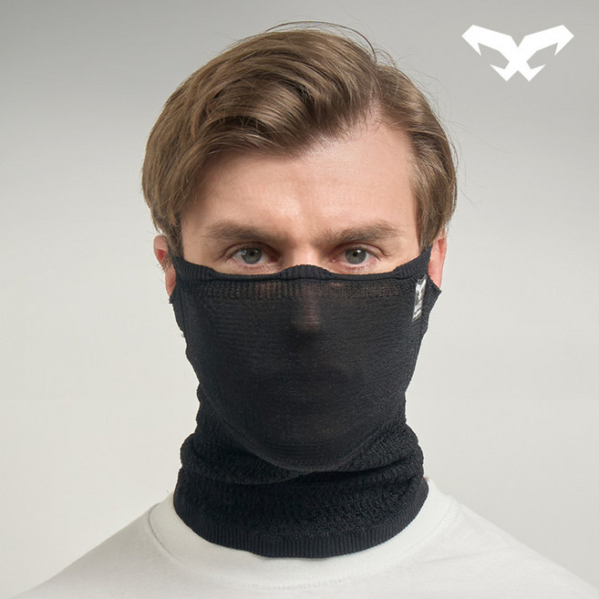 나루마스크 A1 / 사계절용 초경량 자외선 차단 스포츠 마스크 - 보관 파우치 증정, 갤럭시 블랙, 1개