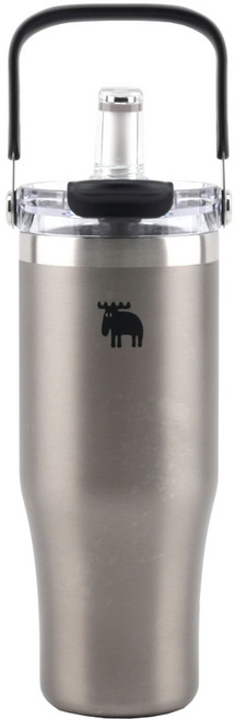 MOZ 모즈스웨덴 포스코 316 스텐 포터블 휴대용 대용량 텀블러, 1개, 900ml, 티타늄실버