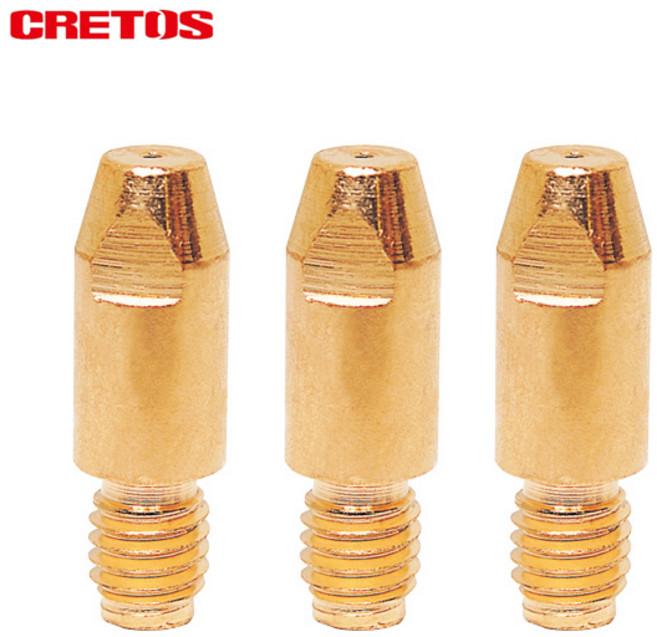 크레토스 미그팁 M8x10x30 10개 1갑 단위판매 MIG TIP 용접부품, 1.4MM(M8x10x30)