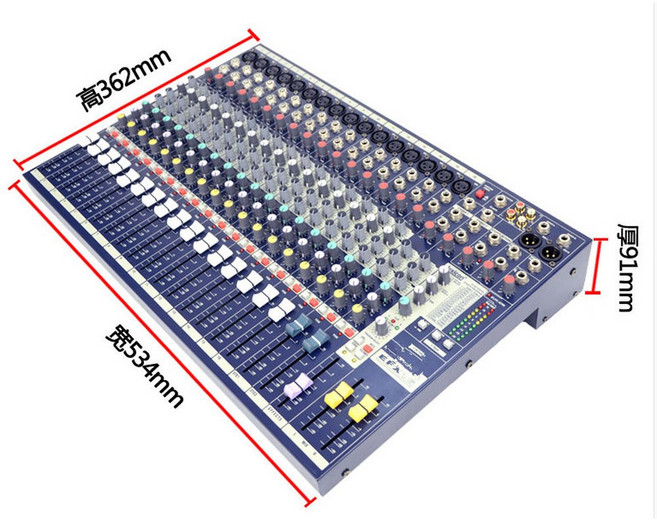 사운드크래프트 오인페 방송장비 사운드 일렉 input 310V 증폭 콘솔 오디오, EFX1616로