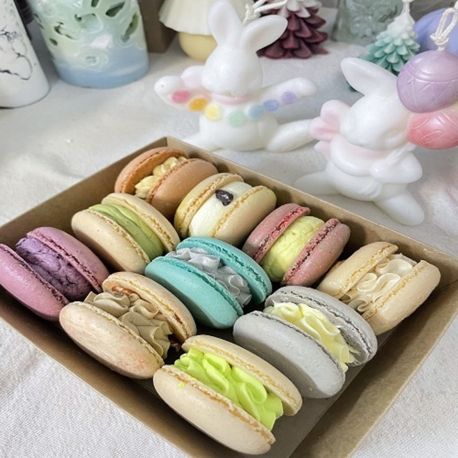 다도네 수제 마카롱 랜덤10구 선물세트 쫀득한마카롱 졸업선물 답례품, 랜덤맛, 1개