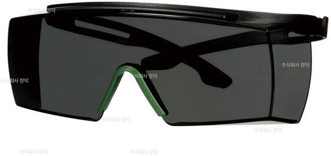 3M 보안경 SF3750AS IR5.0 회색 OTG 시큐어핏 용접용 고글 눈 보호 안티스크래치 코팅, 1개