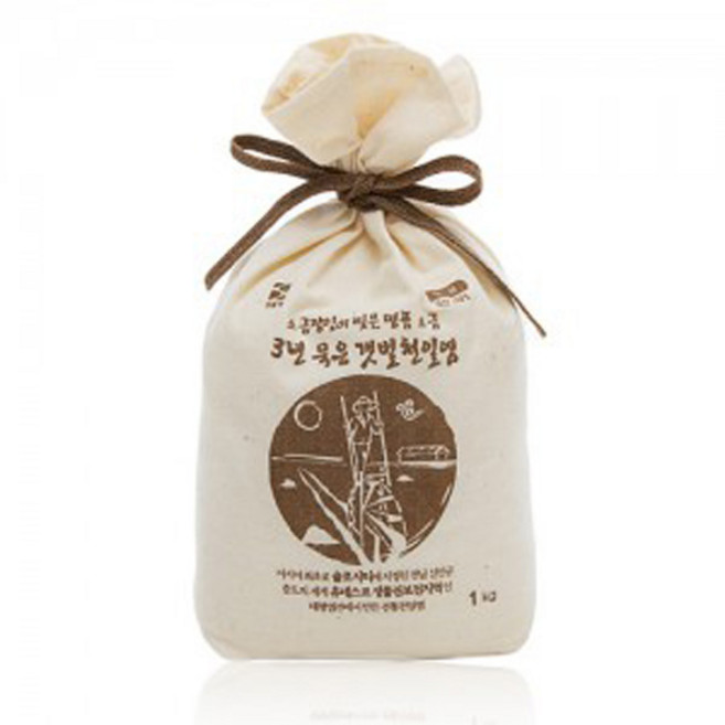 섬들채 [섬들채]3년묵은 갯벌 천일염 1kg, 1개