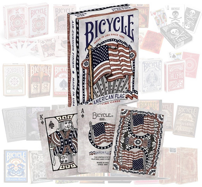 [조한스토어] 바이시클 카드 덱 정품 마술카드, 1개