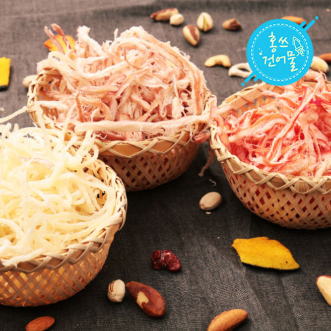 홍쓰건어물 국내가공 백진미채 100g, 4개, 500g