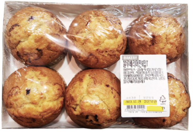 간식 블루베리머핀 6개입 x 2팩 코스트코, 12개