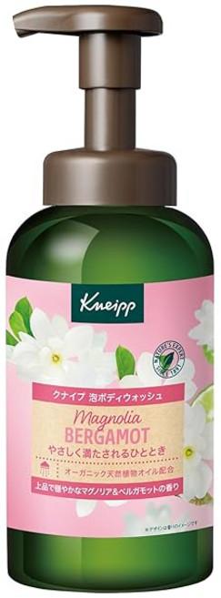 Amazon.co.jp 한정 크나이프 거품 바디 워시 매그놀리아 & 베르가못향 450g + 샘플 배스 솔트 포함, 1