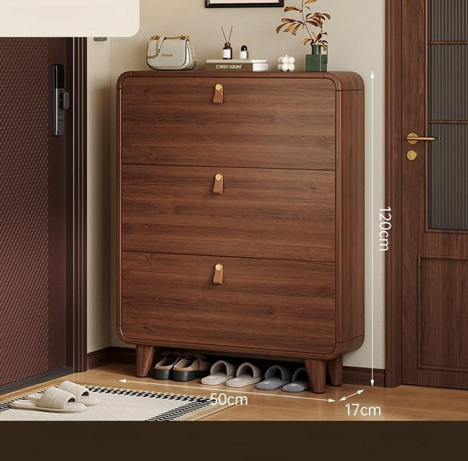 알찬 바구니 초슬림신발장 틈새 선반 수납, 배송 및 포함, 1단, 부드러운 가죽 손잡이 50x17x120cm