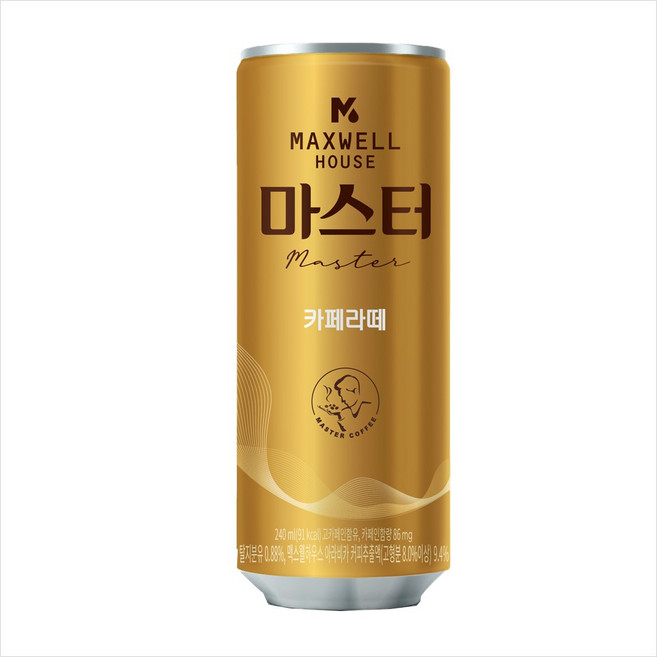 맥스웰하우스 콜롬비아나 카페라떼, 60개, 240ml