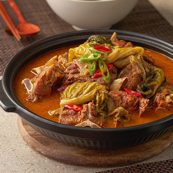 외갓집 [외갓집] 진심 감자탕 XL 2.5kg X 1팩 (들깨가루 1봉 증정), 2개