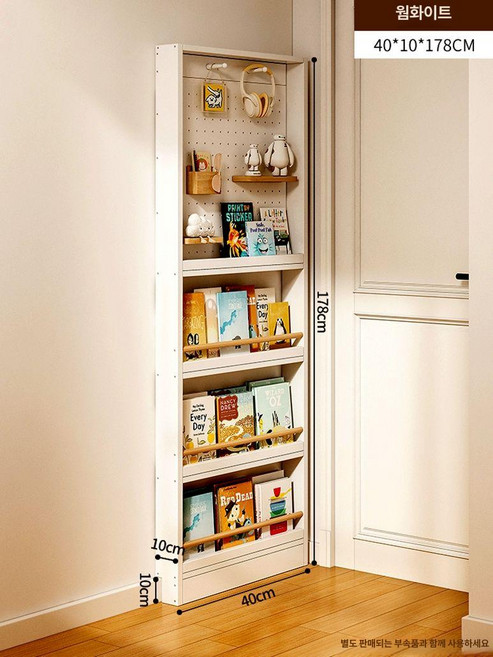 올비의창고 문뒤틈새수납장 문뒤틈새수납장10cm 슬림, 1개, 40x10x178 달린 견고한 따뜻한