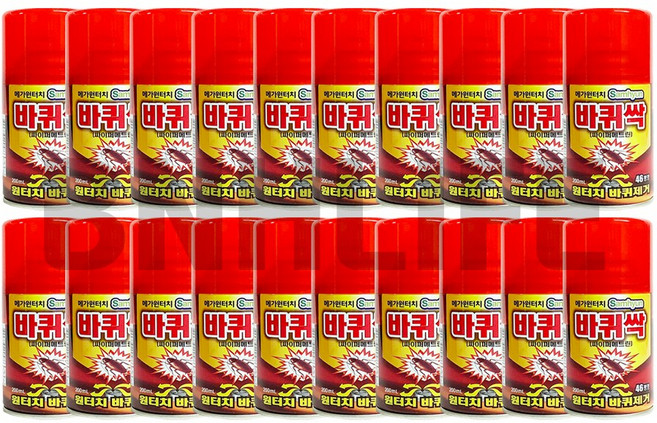 메가원터치 바퀴싹 200ml [20세트] 훈증 바퀴약 연막탄, 20개