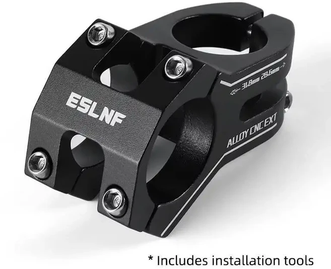대부분의 자전거 로드 바이크 BMX 사이클링을 위한 MTB 산악 스템 31.8 40mm 3도 짧은 핸들바, 01 Black