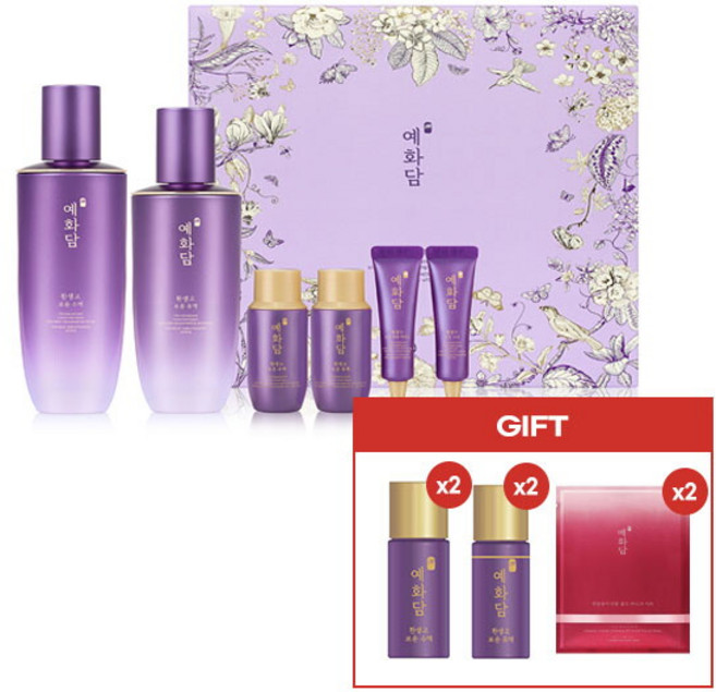 [더페이스샵] 예화담 환생고 보윤 2종 세트 + 환생고 4종 + 천삼송이마스크 2매, 1개, 400ml