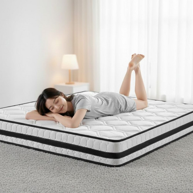 김가네가구 독립스프링 압축포장 침대 매트리스, 중간, 20cm