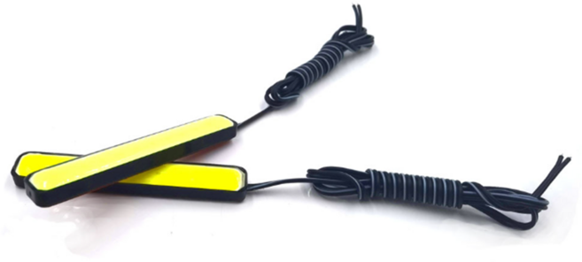 데일리쇼핑 오토바이 COB LED 싸이키 모듈내장형 스트로브 브레이크등 파박이 라이트 킥보드, 화이트, 2개