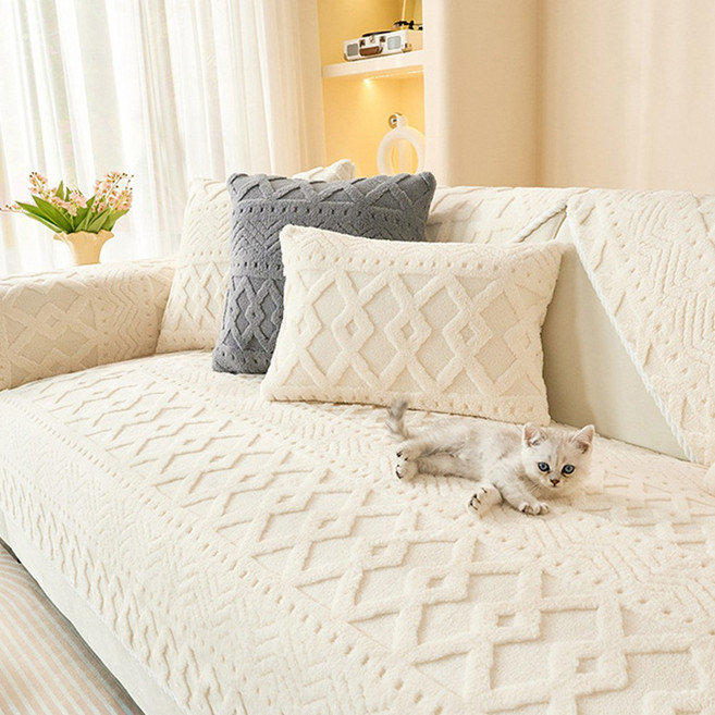 인투잇 먼지 없는 논슬립 극세사 쇼파패드 3인용 4인용 매트