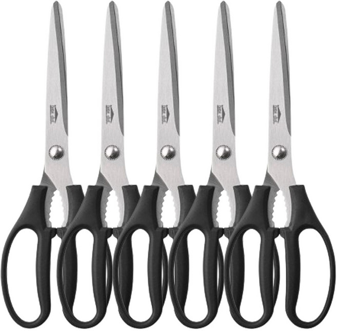 냉면가위 묶음 양손형 주방가위 김치용 고기용, 10개, 홈쉐프주방가위