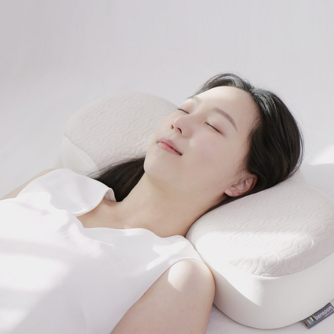 베네폼 메모리폼 C 릴렉스 모달 삼중직 베개, 브라운, 1개