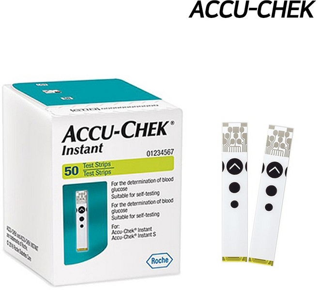 로슈 아큐첵 인스턴트 혈당시험지 100p + 침 100p + 솜 100p, 1세트