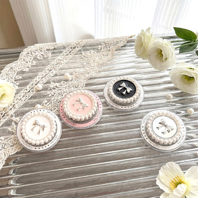 글림하트 맥세이프 펄앤보우 스마트톡, 1개, 실버