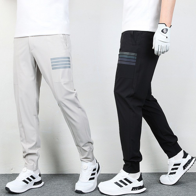 남성 골프바지 MB 157 조거핏 반밴딩 팬츠 골프웨어