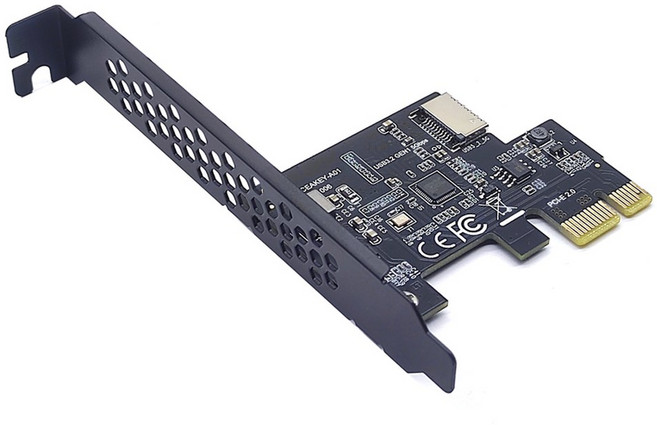 PCI Express 2 0 X1 USB 3 Gen1 TYPE E 카드 PCIe 전면 C타입 어댑터 라이저 USB3 1 A KEY 5Gb 확장, 한개옵션0, 한개옵션0