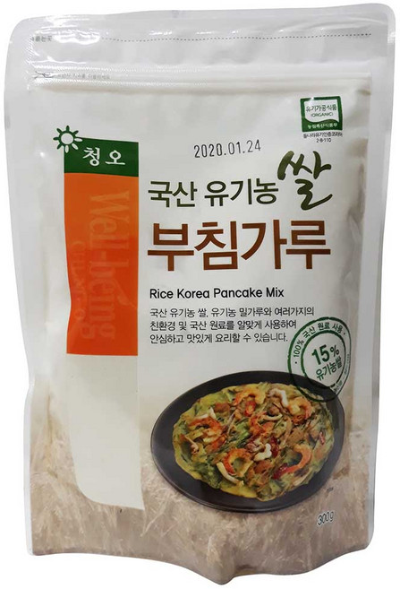 청오건강 유기농 가루, 1개, 300g