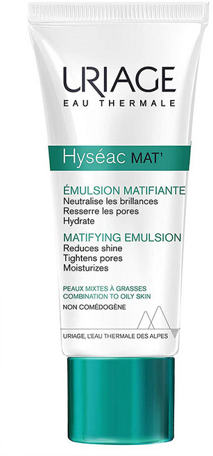 Uriage 유리아쥬 이제악 매트 매티파잉 에멀젼 40ml Hyseac Mat Mattifying Emulsion, 1개