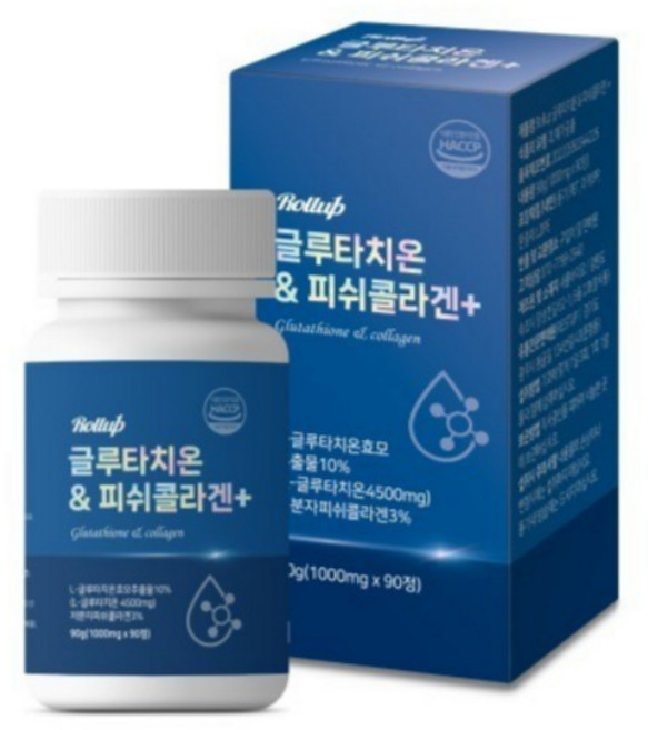 롤업 글루타치온&피쉬콜라겐 플러스 1000mg 90정, 1개