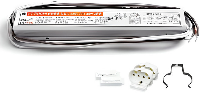 전자식 형광등 안정기 FPL 36W 2등용, 1세트