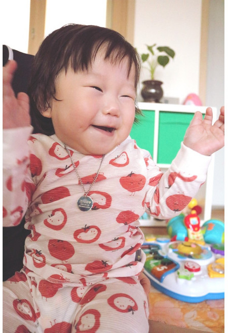 써지컬 양면각인 미아방지목걸이, 성인(여)42cm+3cm, 3.나눔손글씨, 1개