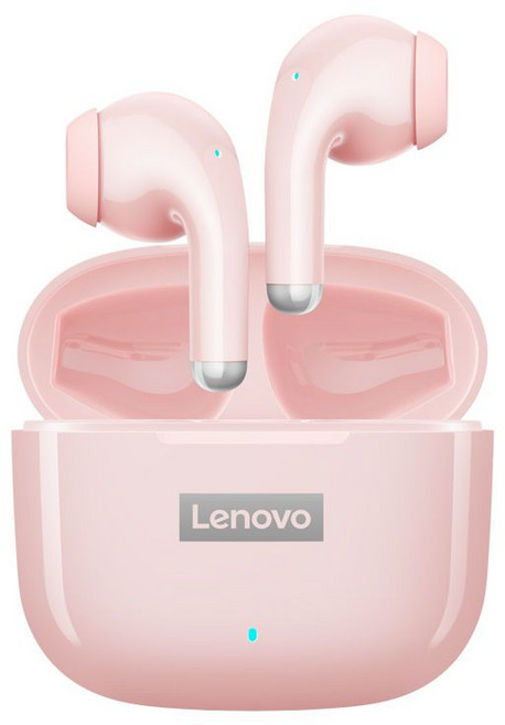 레노버 Lenovo LP40 Pro TWS 무선 블루투스 스포츠 이어폰, Pink