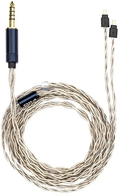FiiO LS-4.4B 실버링 이어폰 케이블 FF1/FF3S용 0.78mm 2Pin 혁명 어댑터가 포함된 맞춤형 업그레이드, 01 LS-4.4B