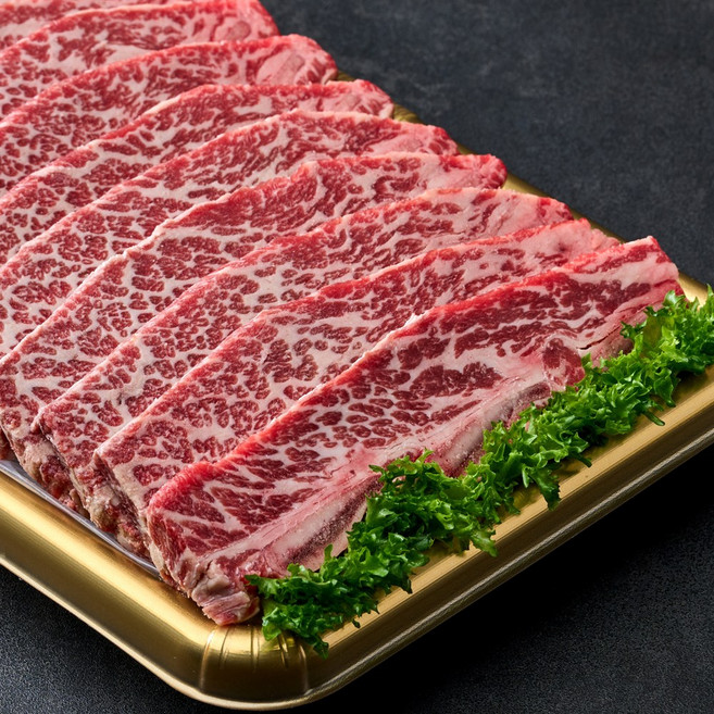 따봉프레시 기름제거 3차선별 마블링 좋은 LA갈비 꽃갈비 프리미엄 선물세트 가정용, 4kg, 1개